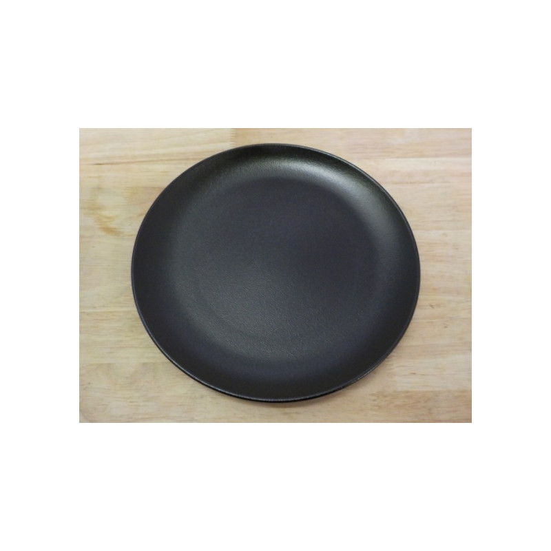 ASSIETTE RONDE NOIRE 27CM