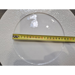 Assiette ronde martelée 31 cm