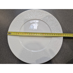 Assiette ronde martelée 31 cm